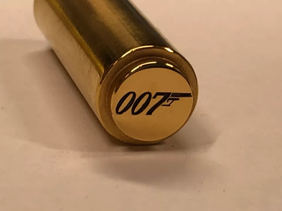 1911 end cap Government stainless deep engraved 007