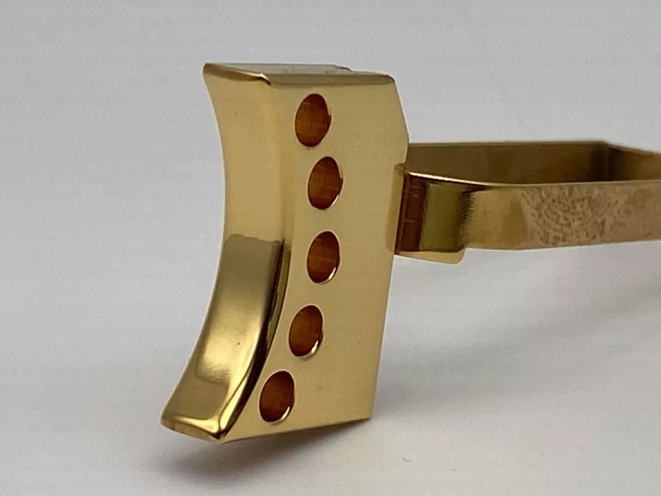5-hole 1911 mirror polished long pad stainless steel