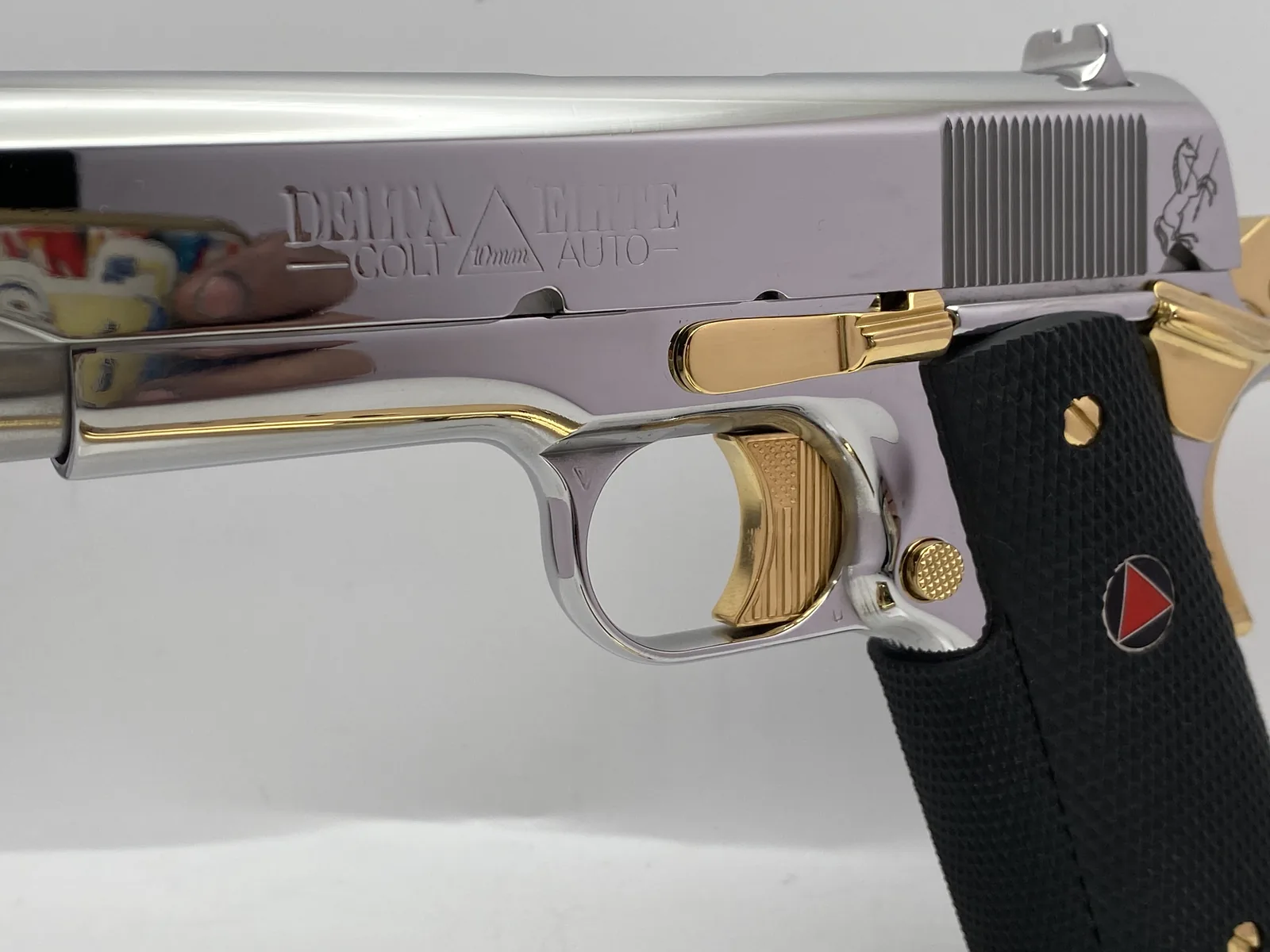 Colt Delta Elite with gold accents