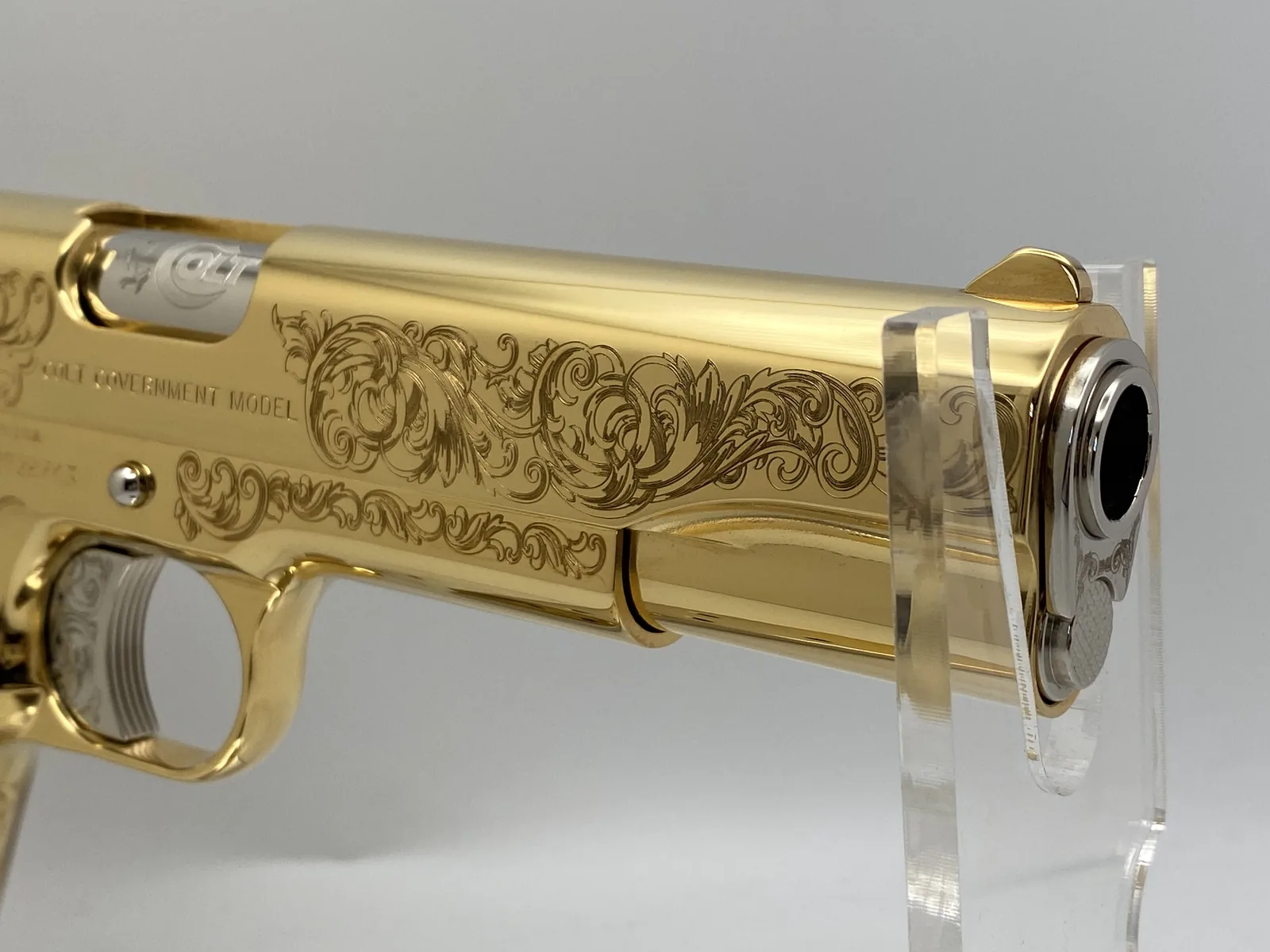 Colt Government Model 1911 with scroll engraving
