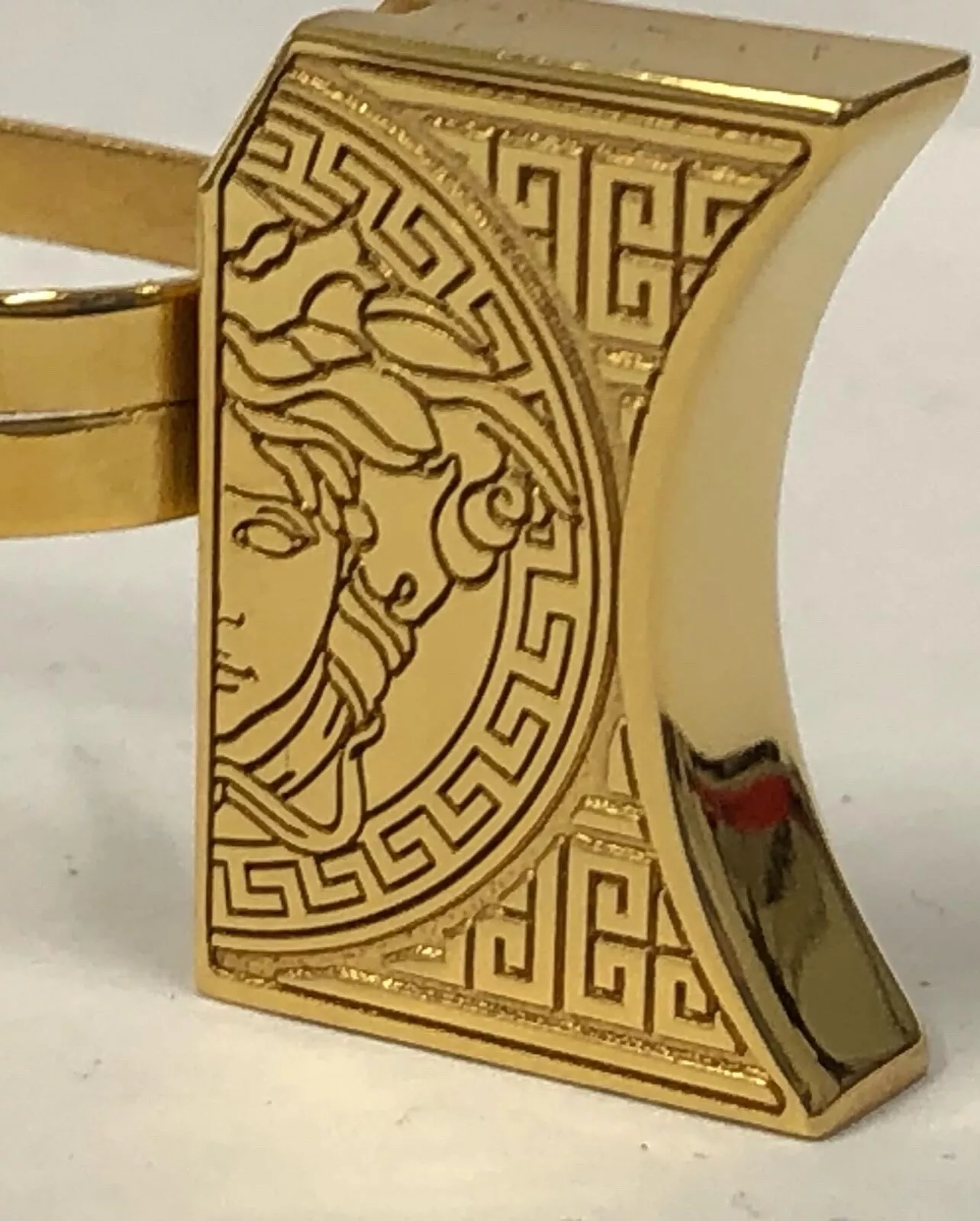 Laser engraved 1911 mirror polished Versace design