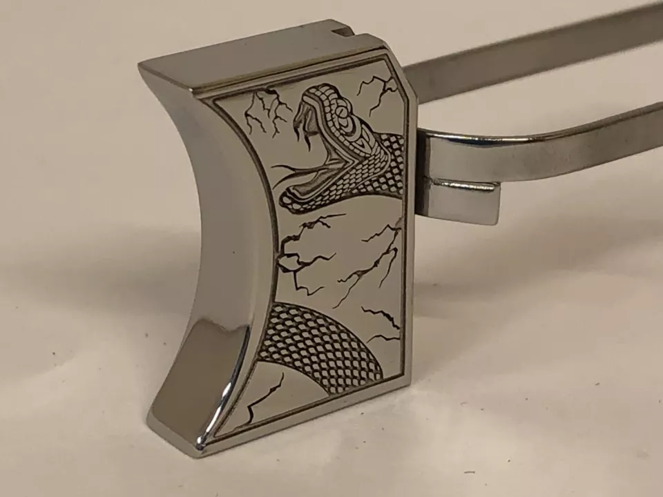 Laser engraved 1911 long pad snakes #1