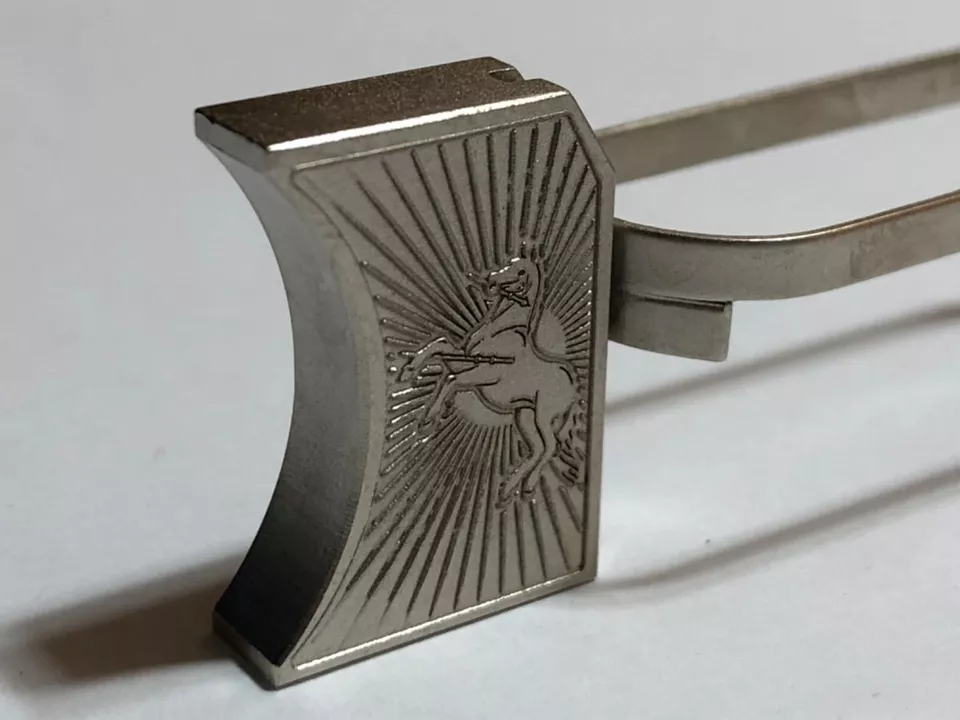 Laser engraved 1911 long pad Colt horse #1