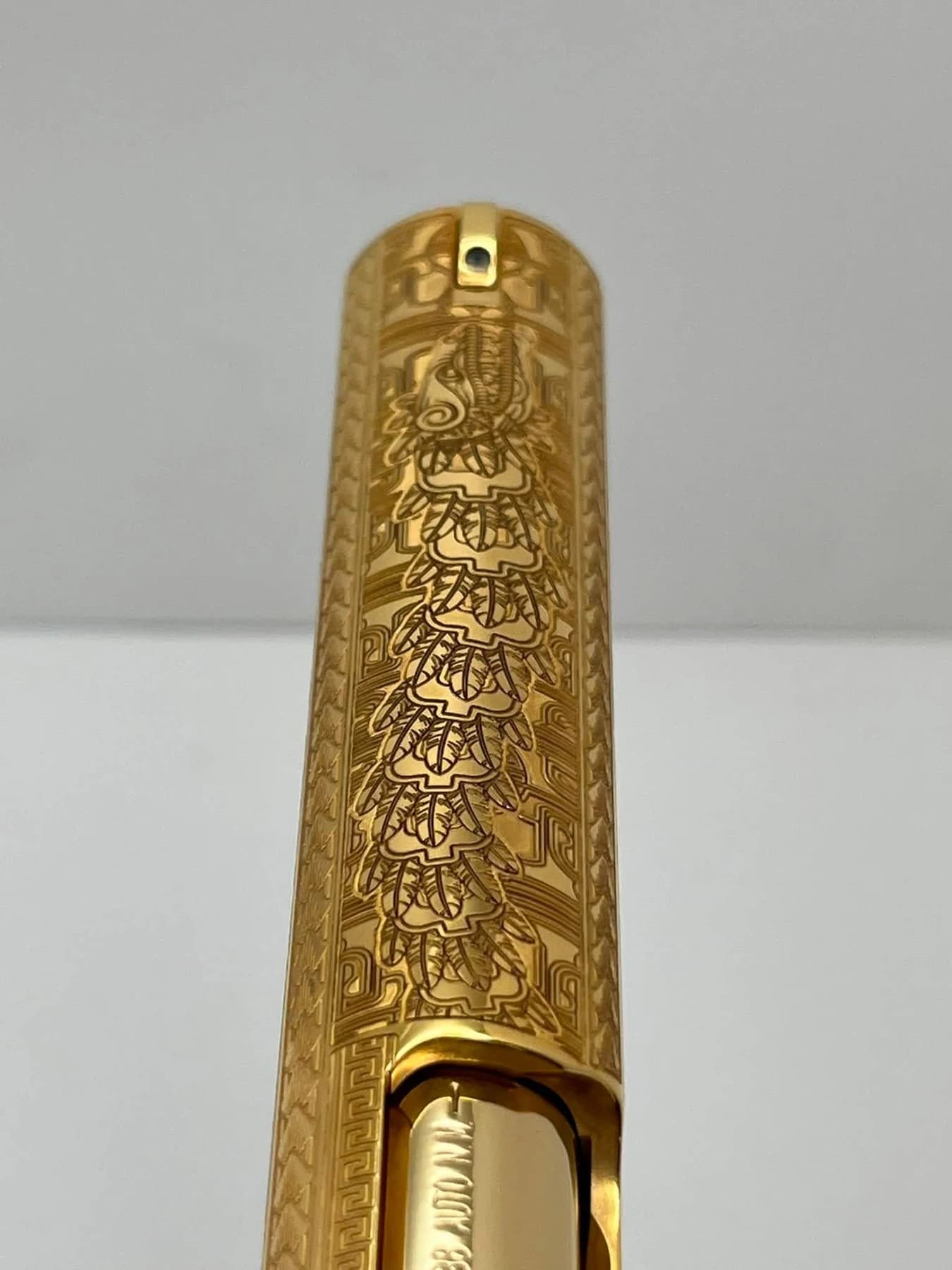 24k gold Colt Super .38, Aztec Calendar edition: additional view