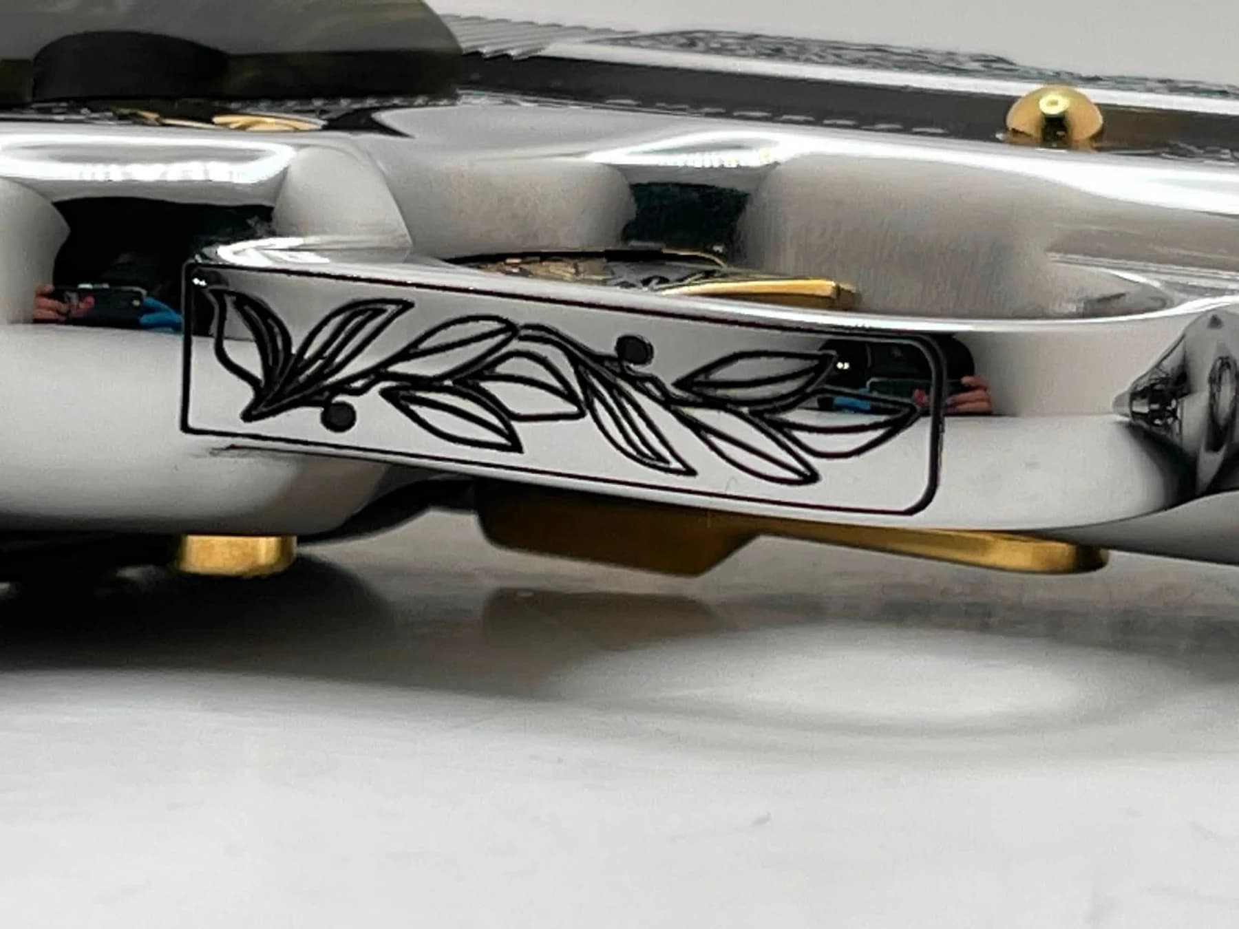 One-of-one Colt .45 with detailed engraving: additional view