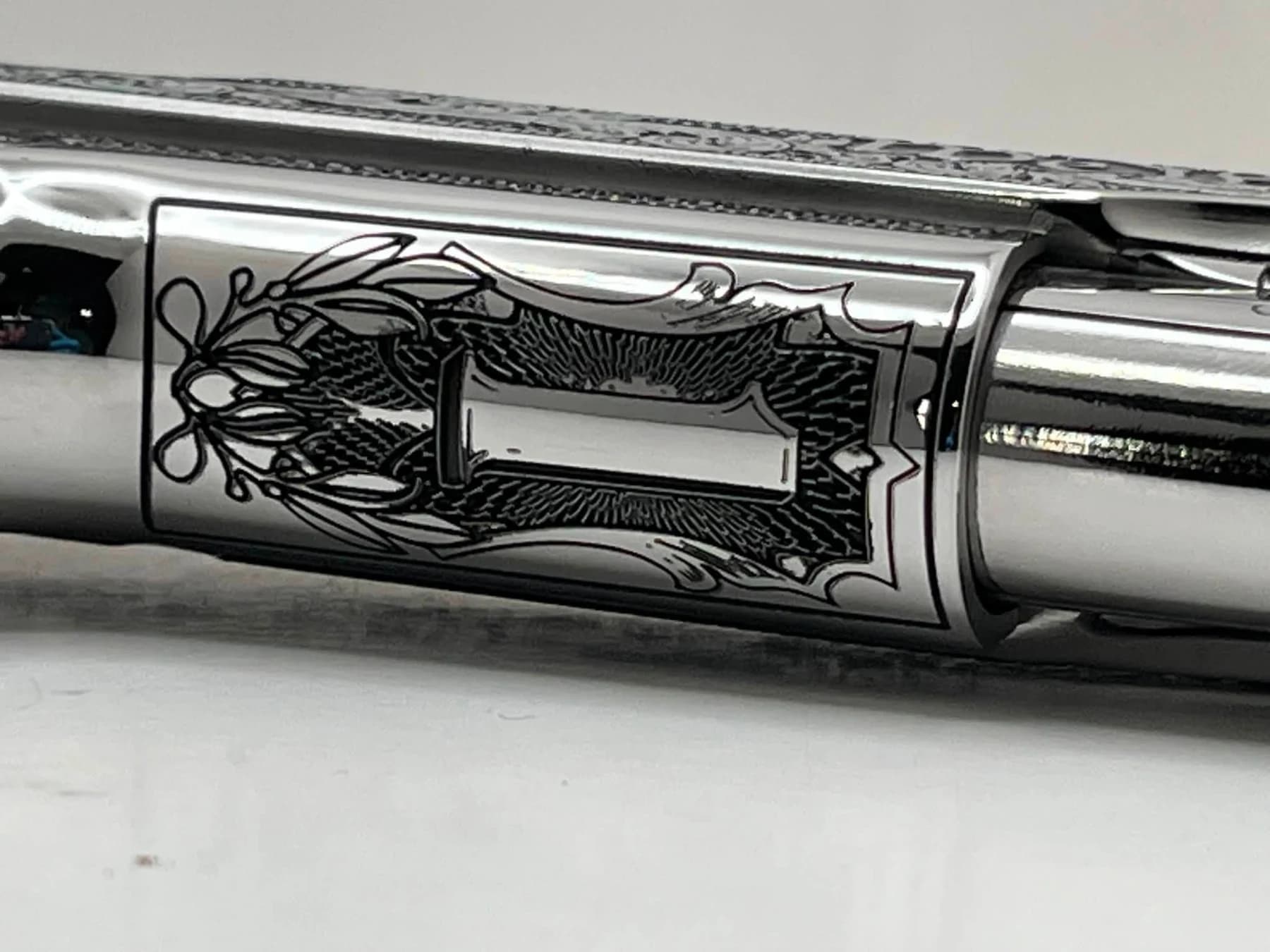 One-of-one Colt .45 with detailed engraving: additional view